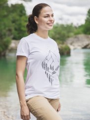 Dámské tričko Pure nature - bílé