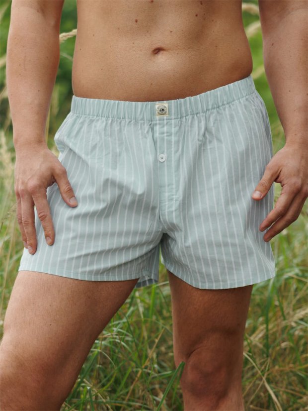 Trenky - zeleno-bílé