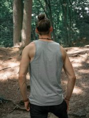 Zachraňte pánské tílko Hit the mountains - šedé