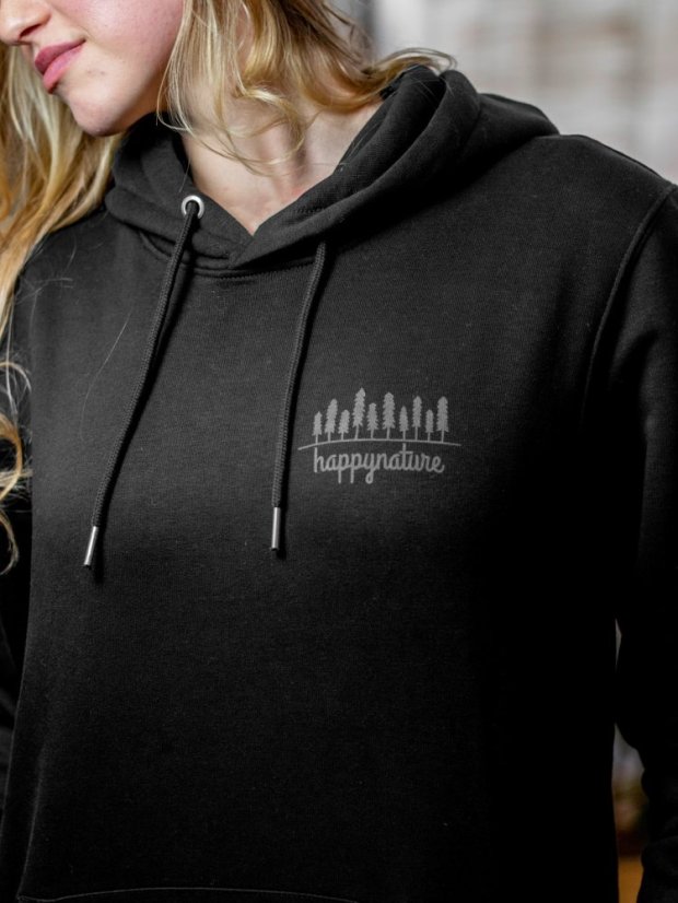 Dámská mikina 10 stromů - černá