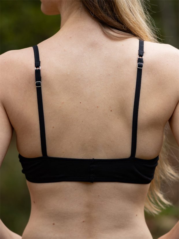 Podprsenka elastická - béžová/černá