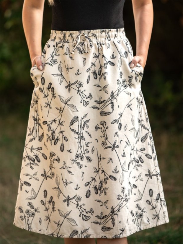 Dámská sukně Květinová
