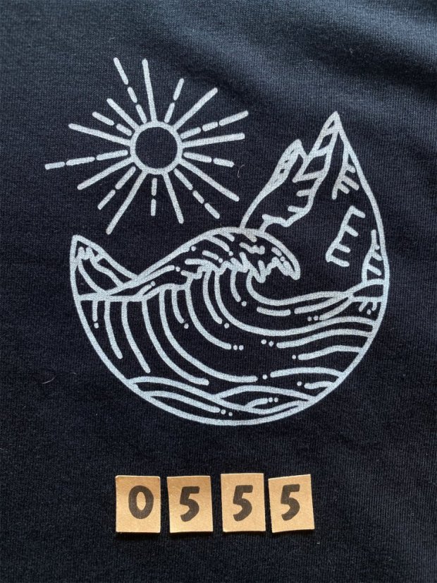 Zachraňte dámské šaty Oceán - černé