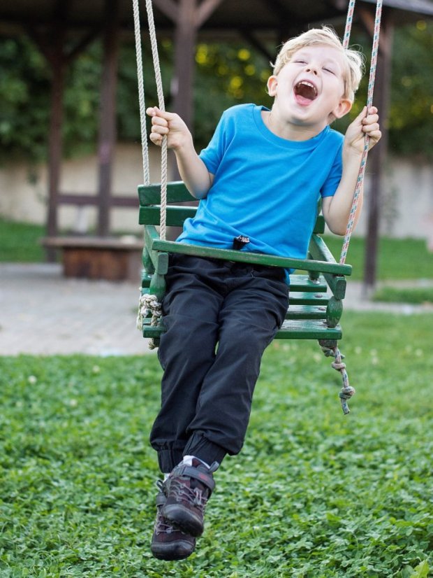 Dětské tričko Bez potisku - modré