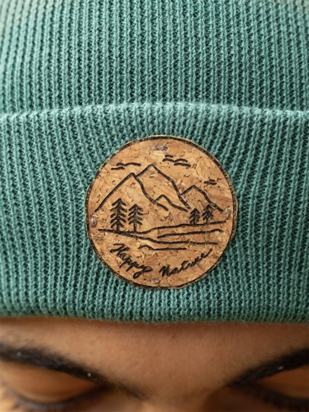 Čepice Krajinka - zelenomodrá