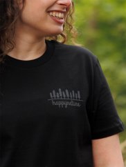 Dámské tričko 10 stromů - černé