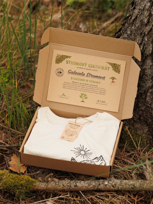 Dámské tričko Oceán - naturální