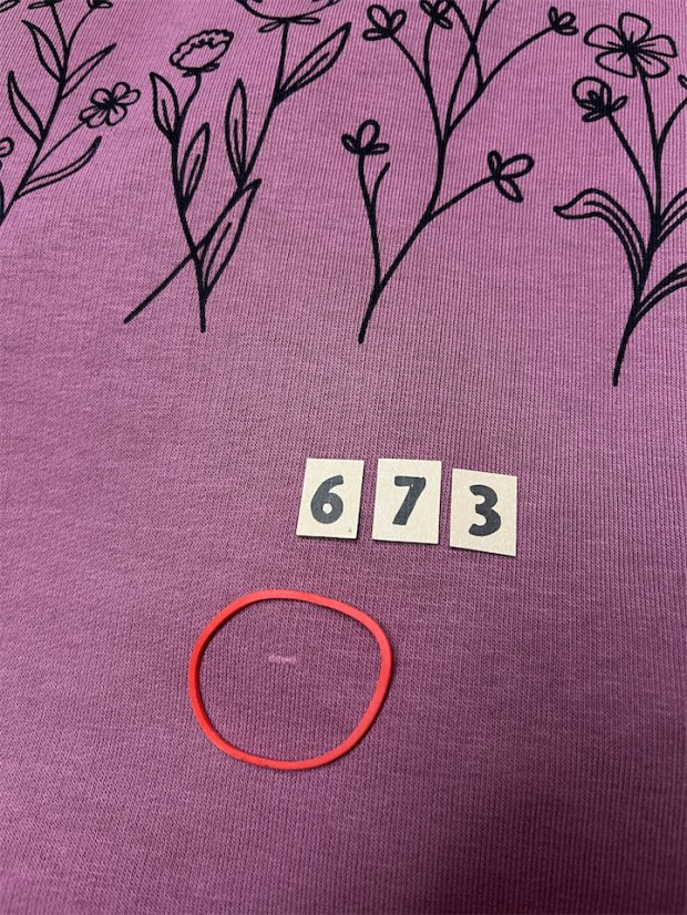 Zachraňte dámské mikinošaty Kvítí - ibiškové