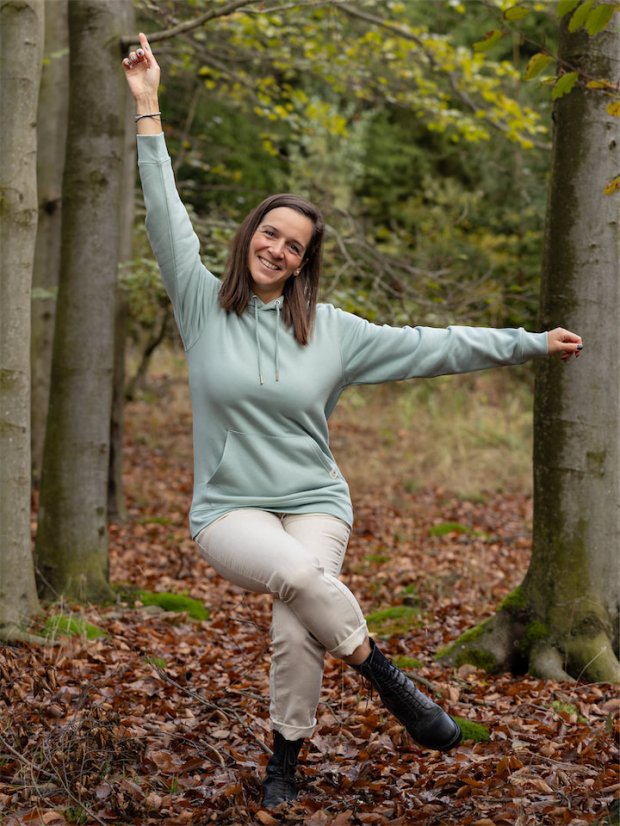 Zachraňte dámská mikina Les - mintová