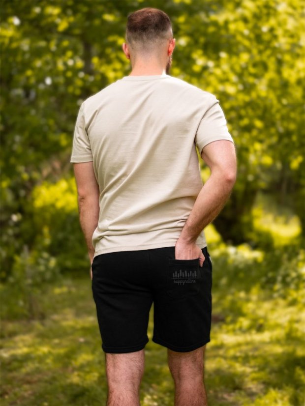 Pánské kraťasy 10 stromů - černé