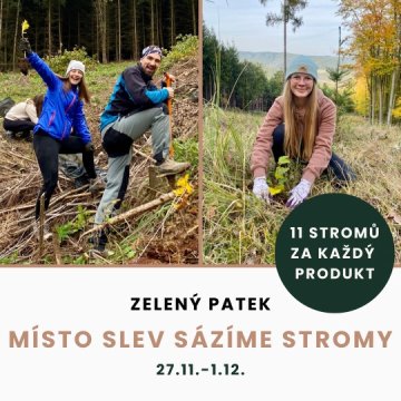 Udělejme černý pátek zelený, místo slev sázíme stromy 🌳