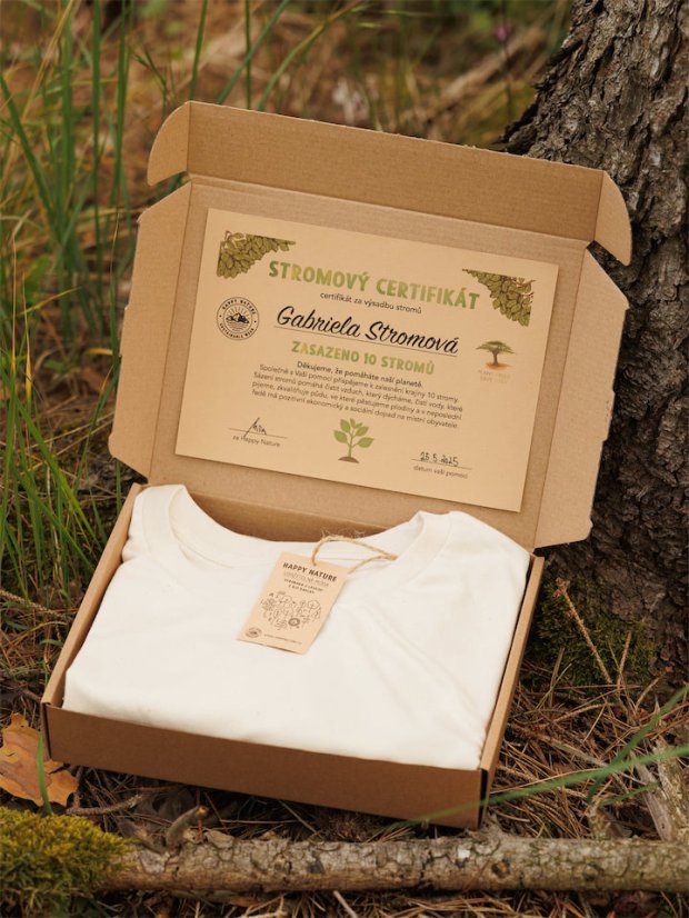 Dámské tričko Bez potisku - naturální