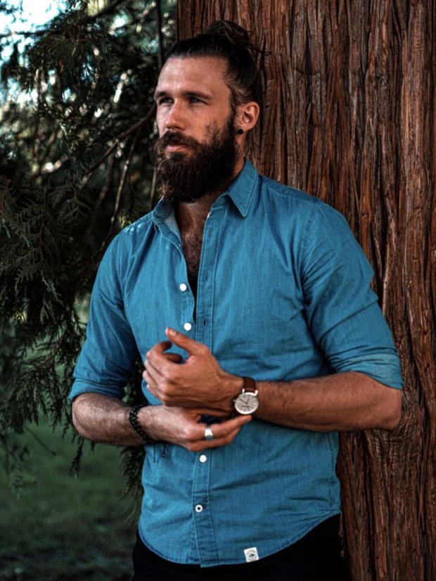 Zachraňte pánská košile - denim