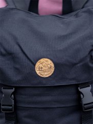 Batoh recyklovaný Krajinka - černý