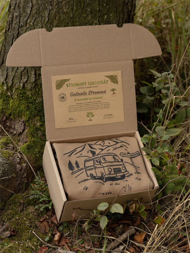 Dámská mikina Vanlife - hnědá