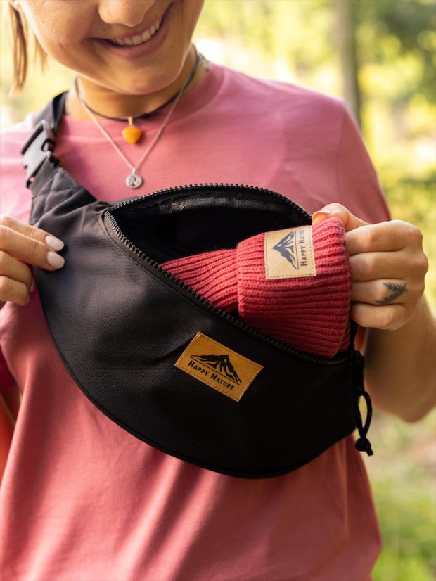 Ledvinka recyklovaná Mountains - černá