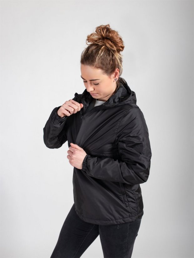 Dámská šusťáková bunda - černá