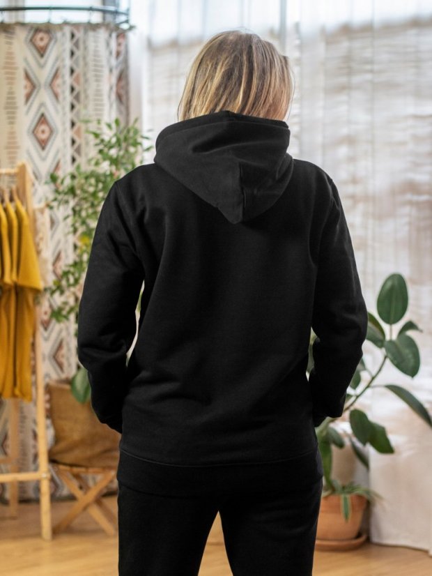 Dámská mikina Bez potisku - černá