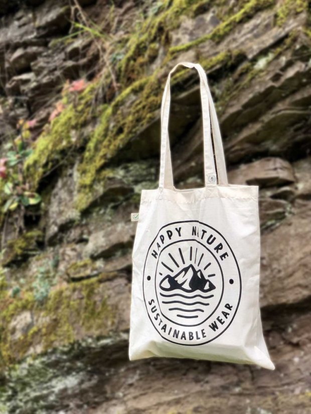 Zachraňte plátěná taška Happy Nature