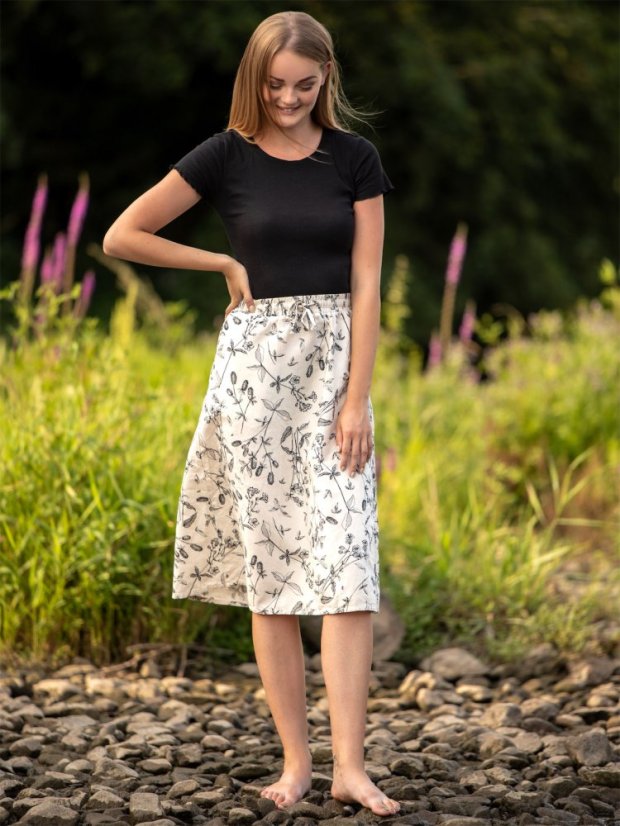 Dámská sukně Květinová