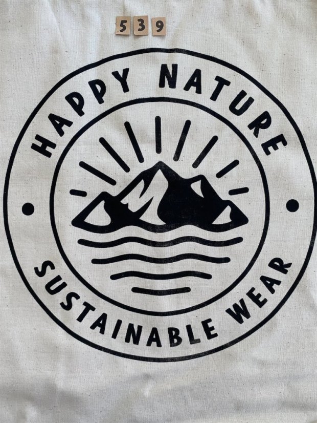 Zachraňte plátěná taška Happy Nature