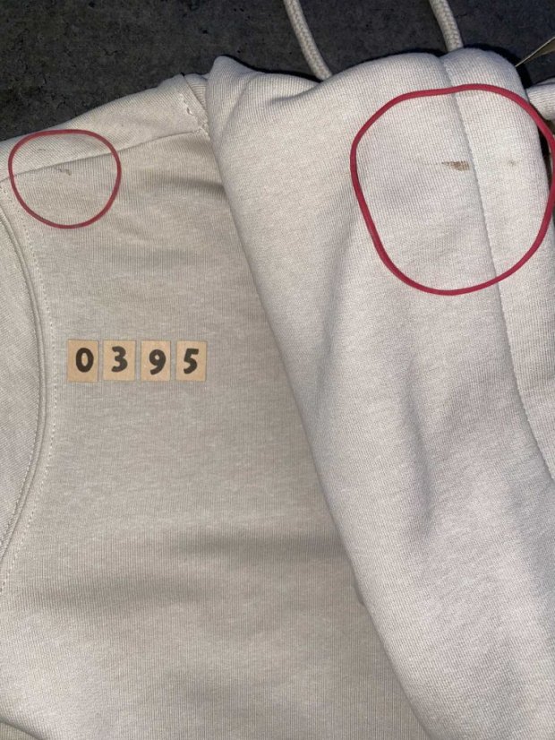 Zachraňte dámská béžová mikina Kvítí - volný střih