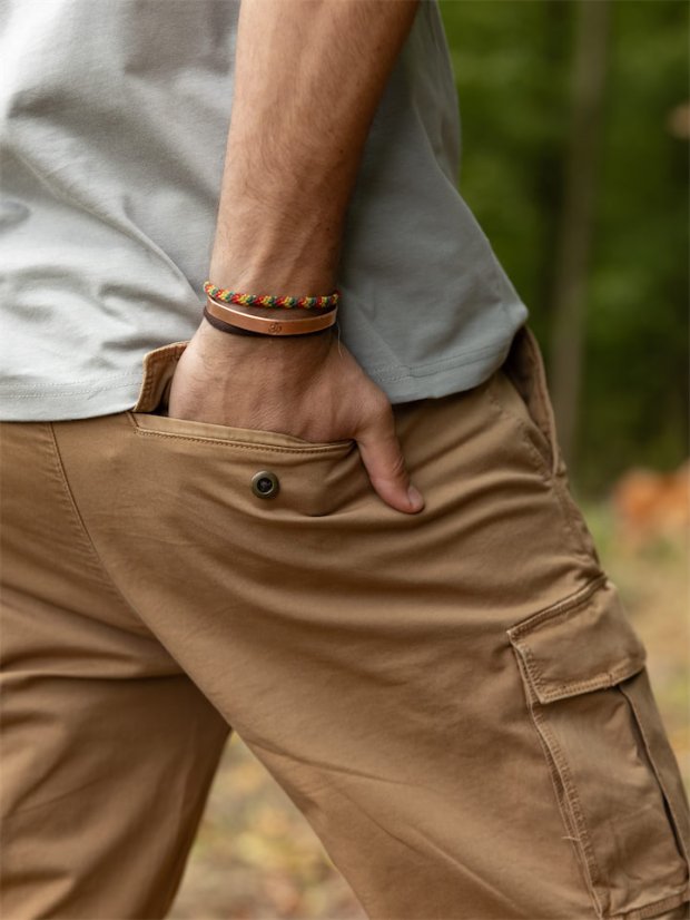 Pánské kalhoty - hnědé