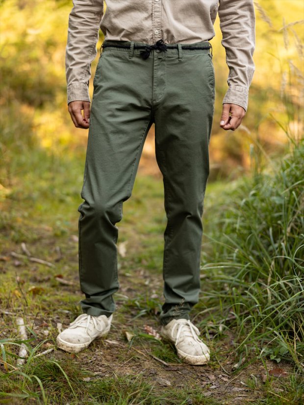 Pánské kalhoty - zelené