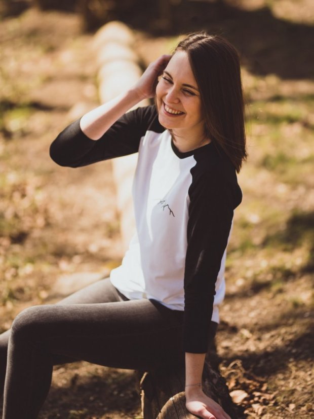 Dámský raglan Hory - volný střih