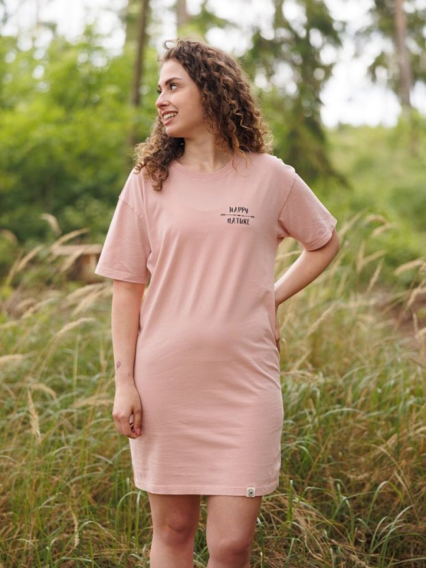 Dámské šaty Happy šíp - růžové