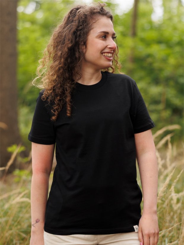 Dámské tričko Bez potisku - černé