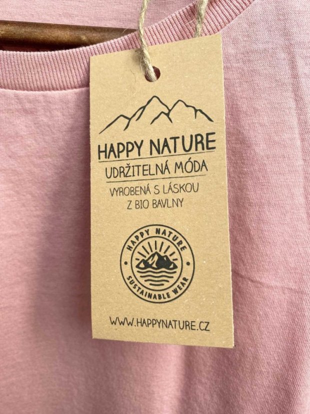 Zachraňte dámské volné tílko Hory - růžové