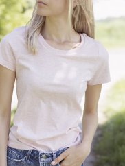 Dámské tričko Bez potisku - růžové