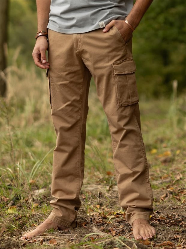 Pánské kalhoty - hnědé