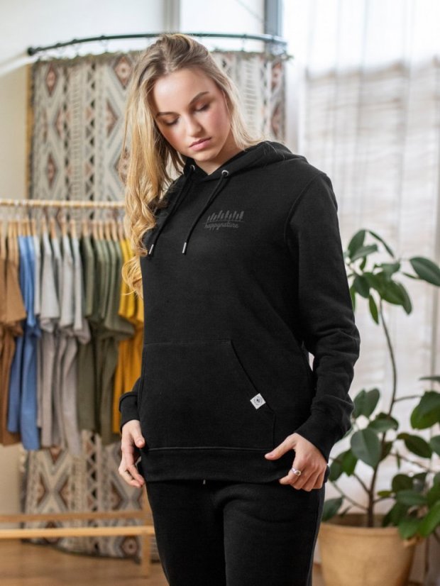 Dámská mikina 10 stromů - černá