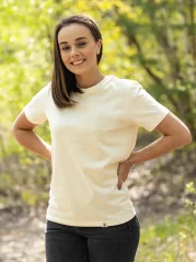 Dámské tričko Bez potisku - naturální