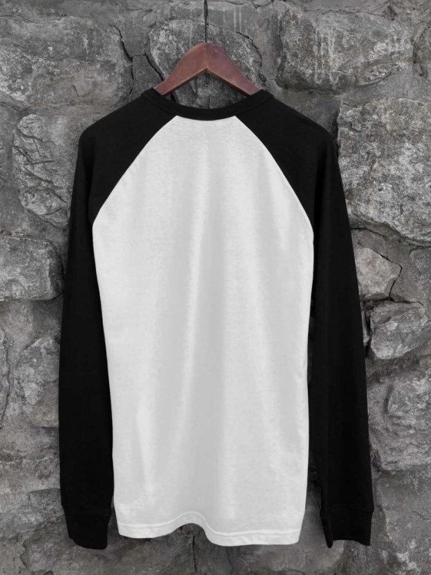 Zachraňte unikátní pánský raglan Happy Nature logo - dlouhý rukáv