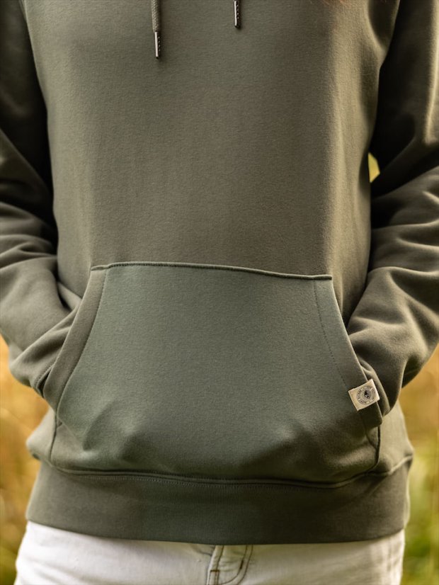 Pánská mikina Bez potisku - khaki