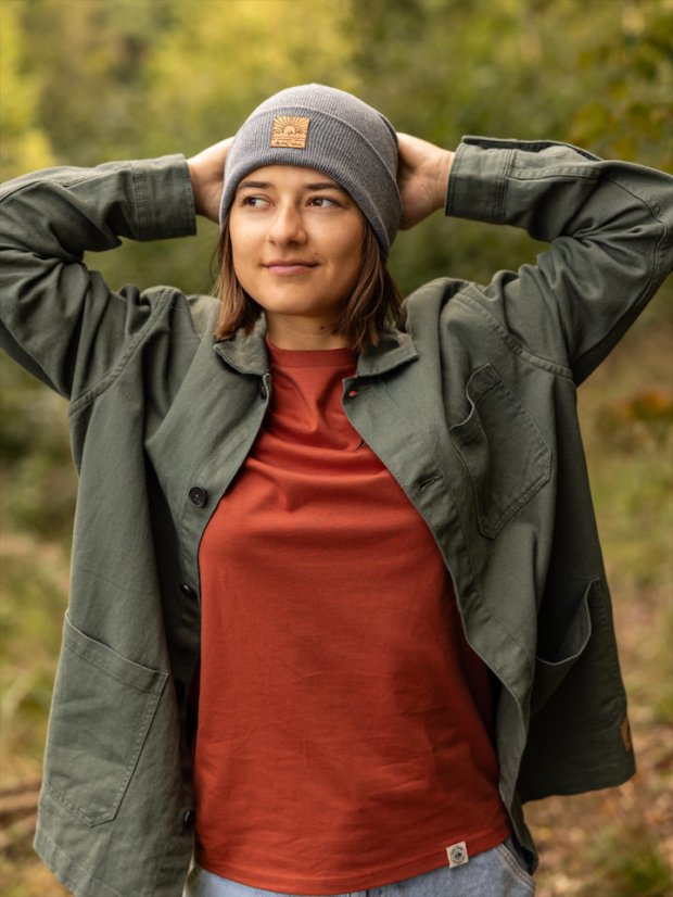 Košilová bunda - zelená