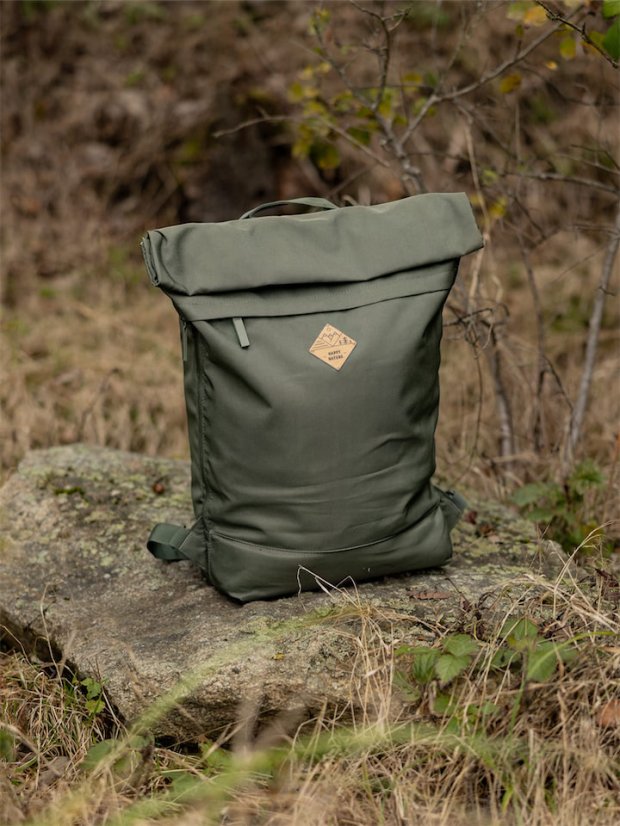 Batoh recyklovaný Příroda - khaki