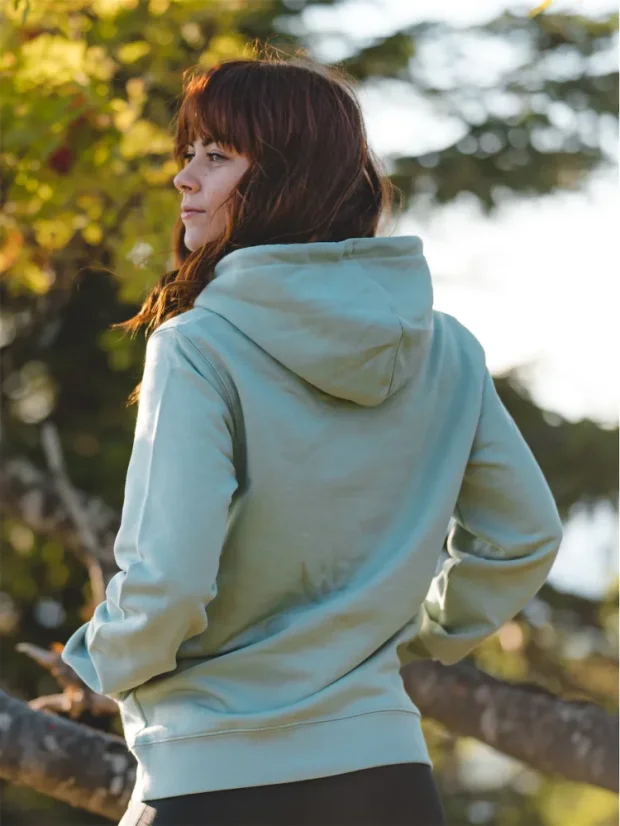 Dámská mikina Vrcholky - mintová