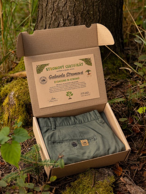 Pánské kalhoty - zelené