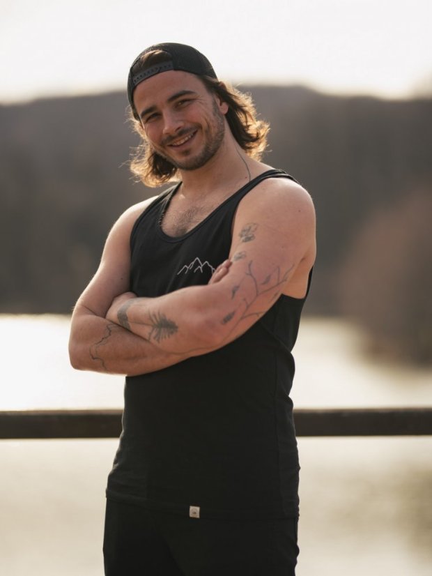 Zachraňte pánské tílko Hory - černé