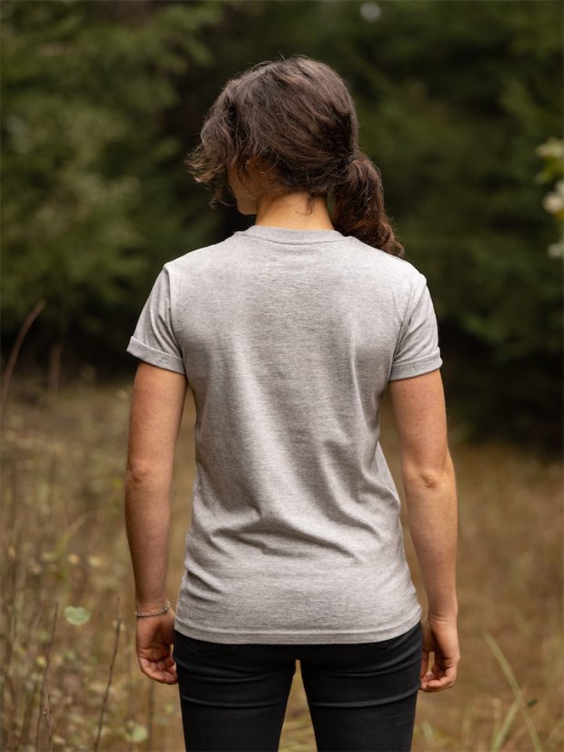 Dámské tričko Les - šedé
