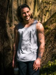 Pánské tílko Just hanging - šedé