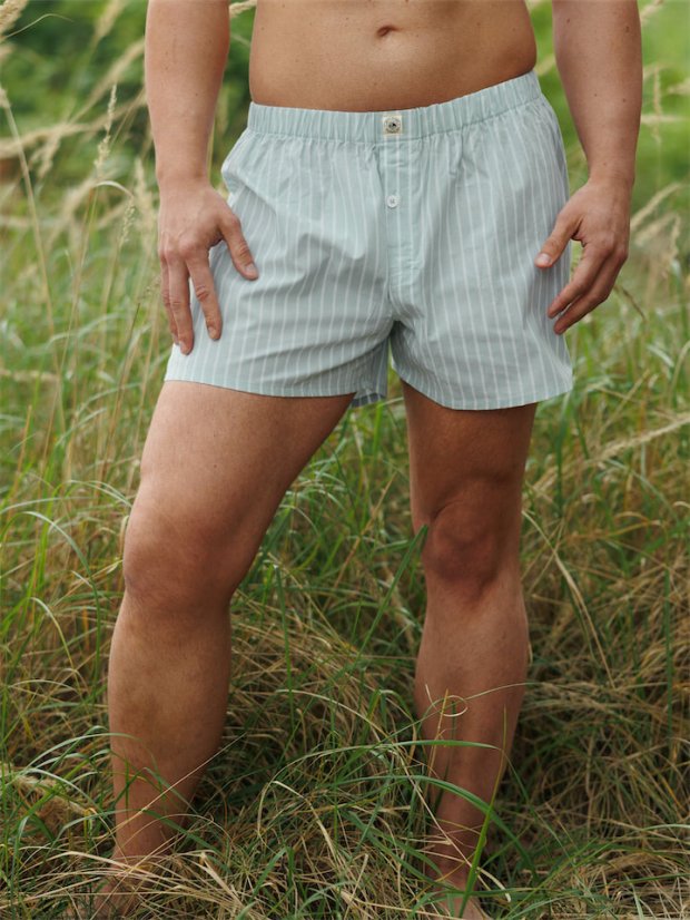 Trenky - zeleno-bílé