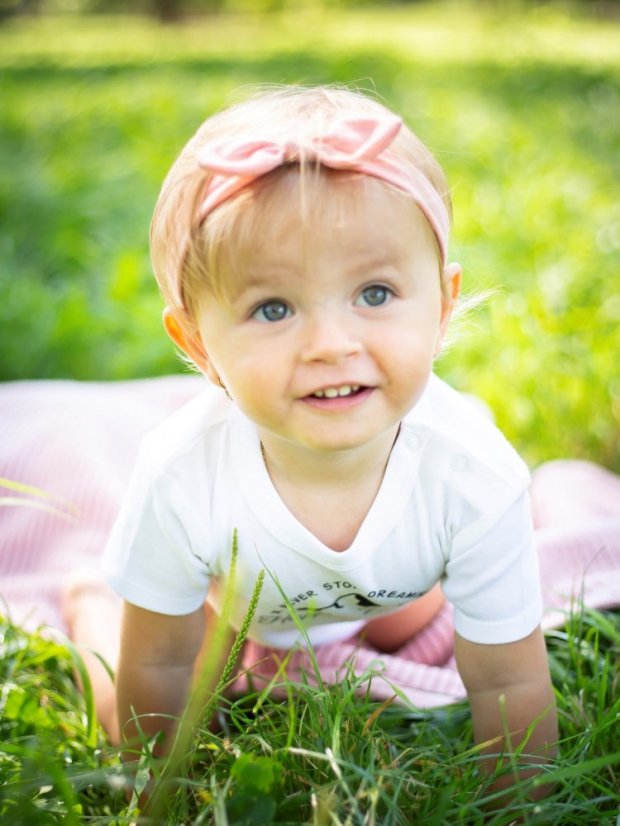 Zachraňte dětské bodýčko Never Stop Dreaming - bílé