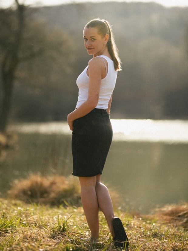 Dámské tílko Bez potisku - bílé