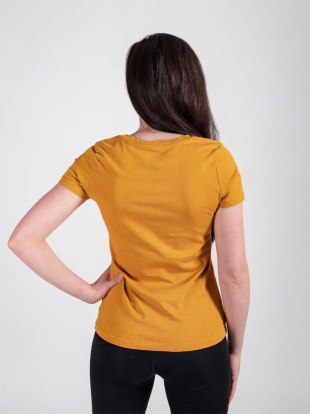 Dámské tričko Štěstí - hořčicové