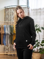 Dámská mikina Bez potisku - černá